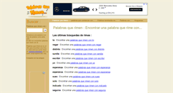 Desktop Screenshot of palabras-que-rimen.es